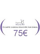 E-carte cadeau 75&#0128;