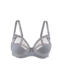 Soutien-gorge emboitant Collection Série Noire en gris