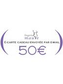 E-carte cadeau 50&#0128;