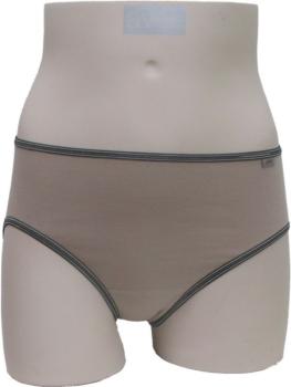 Slip coton uni ceinture bicolore : Lot de 2