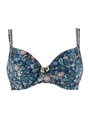 Soutien-gorge corbeille Fleur de cachemire