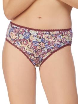 Slip coton imprimé fleurs : Lot de 2