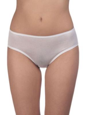 Slip en coton fil d'Ecosse uni Oscalito - Blanc