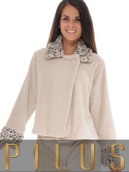 Boléro tissu polaire et fourrure Collection Tonie