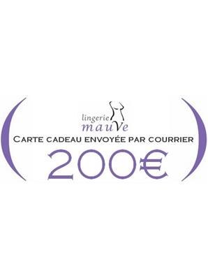 Carte cadeau imprimée 200&#0128;