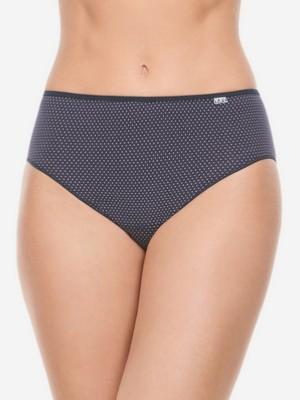 Slip coton imprimé mini triangle blanc : Lot de 2 