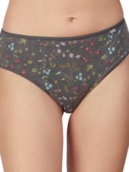 Slip coton imprimé petites fleurs colorées