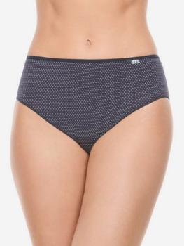 Slip coton imprimé mini triangle blanc