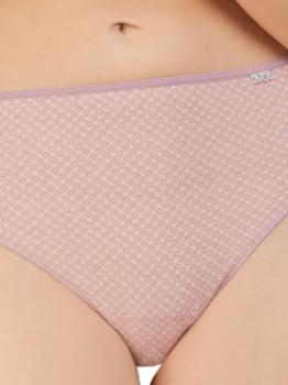 Lot de 2 slips cotons imprimé rose et vert