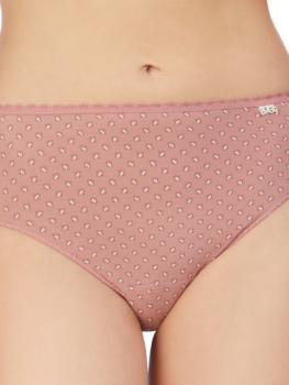 Slip coton imprimé motif géométrique