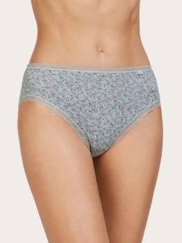 Slip coton imprimé liberty bleu : Lot de 2