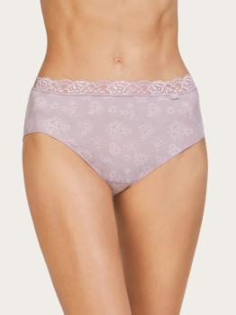 Slip en tissu mélangé ceinture dentelle : Lot de 2