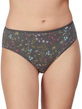 Slip coton imprimé petites fleurs colorées : Lot de 2