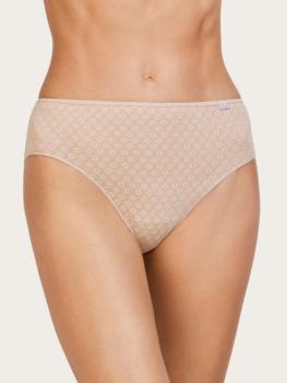 Slip coton imprimé beige : Lot de 2