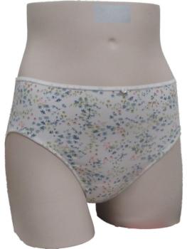 Slip polyamide imprimé petites fleurs : Lot de 2