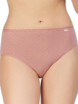Slip coton imprimé motif géométrique