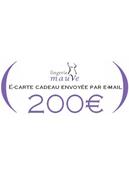 E-carte cadeau 200&#0128;