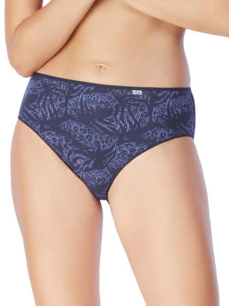 Slip tissu mélangé impression feuille : Lot de 2