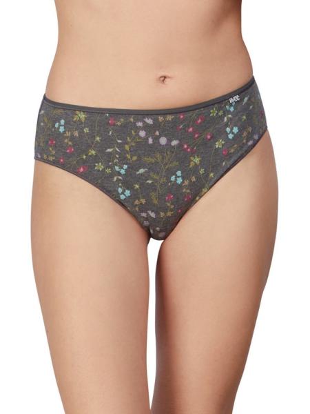 Slip coton imprimé petites fleurs colorées