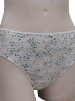Slip polyamide imprimé petites fleurs : Lot de 2