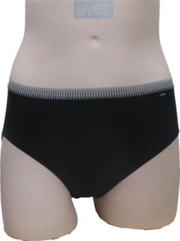 Slip en coton uni ceinture imprimée : Lot de 2