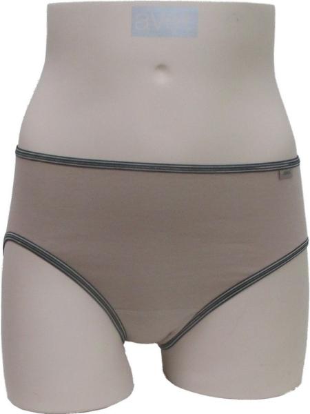 Slip coton uni ceinture bicolore : Lot de 2
