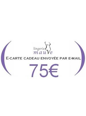 E-carte cadeau 75&#0128;