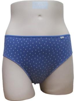 Slip lavande en coton imprim�