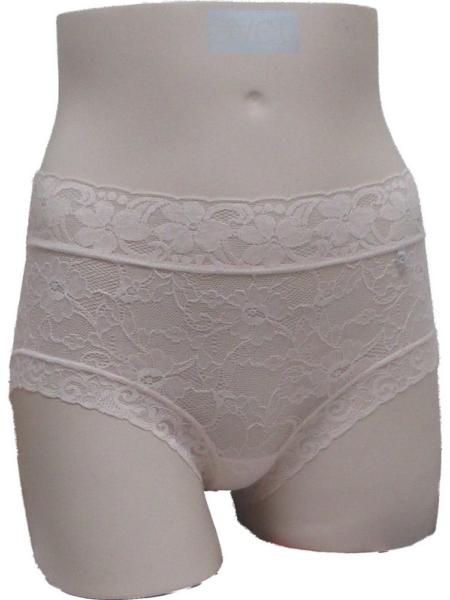 Shorty uni dentelle motif floral : Lot de 2