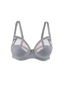 Soutien-gorge emboitant Collection Série Noire en gris