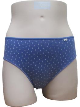 Slip lavande en coton imprimé