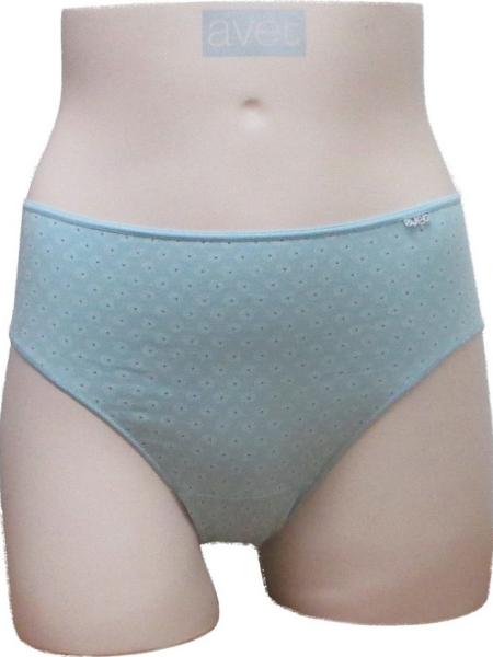 Slip coton imprimé turquoise