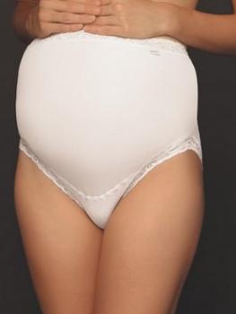 Culotte de grossesse en coton et dentelle