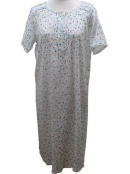 Chemise de nuit crépon imprimé Canat