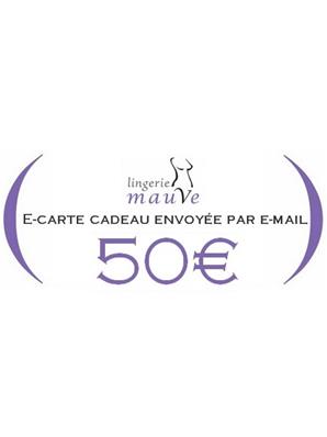 E-carte cadeau 50&#0128;