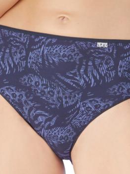 Slip tissu mélangé impression feuille : Lot de 2