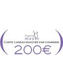 Carte cadeau imprimée 200&#0128;