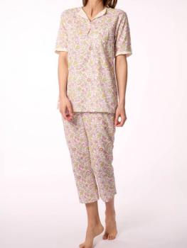 Pyjama coton fin fleuri Collection Paty