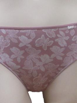 Slip en tissu mélangé doux fleurs blanches