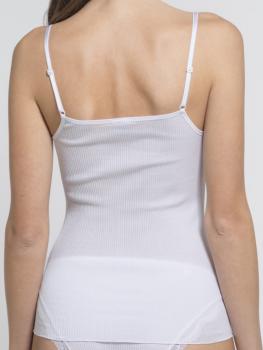 Caraco coton plissé et dentelle