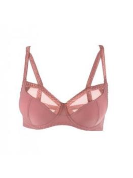 Soutien-gorge tulipe Collection Srie Noire Terracotta