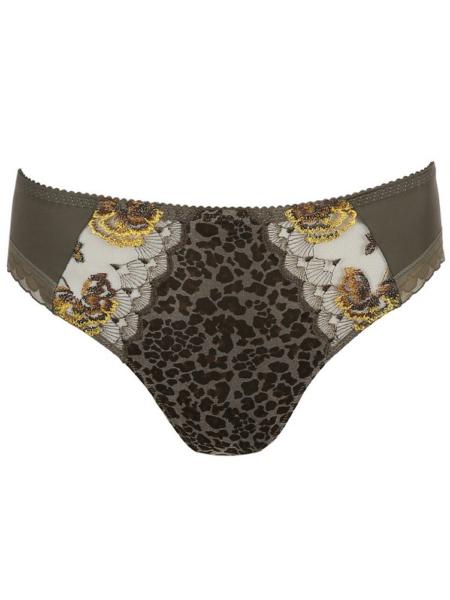 Slip Brésilien Aubade HX27 - Ombre Persane - Bleu Dentelle - Taille 40 FR - Neuf Avec étiquettes