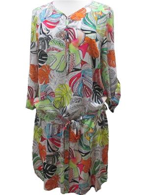 Robe multicolore Collection Antilles Régence