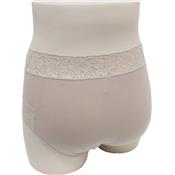 Shorty uni coton et dentelle