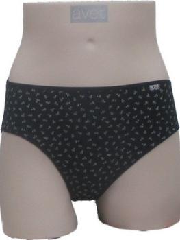Slip coton imprim petites fleurs bleues : Lot de 2