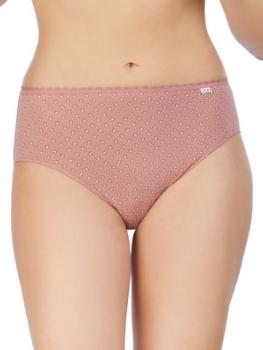 Slip coton imprim motif gomtrique