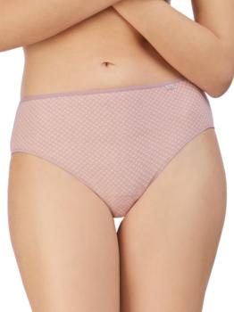 Lot de 2 slips cotons imprimé rose et vert
