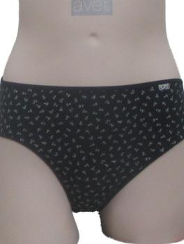 Slip coton imprimé petites fleurs bleues