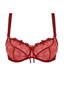 Soutien-gorge corbeille Irina rouge