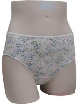 Slip polyamide imprim petites fleurs : Lot de 2